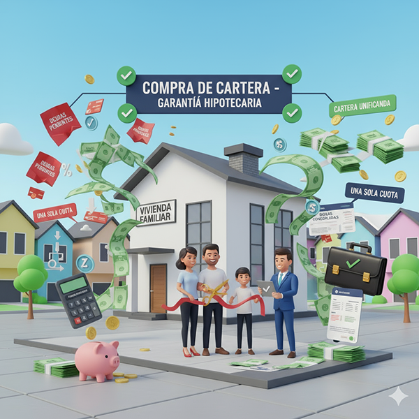 Imagen representativa de Compra de cartera o unificación de deudas